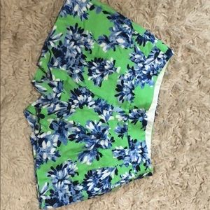 Floral J Crew shorts